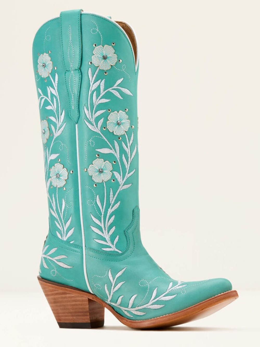 Ariat Romance Leather Western Boot TURQUOISE - Picture 11 of 14